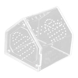 Maxbell Jumping Spiders Enclosure Acrylic Tarantula Enclosure for Gecko Snail 12cmx12cmx12cm