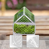Maxbell Jumping Spiders Enclosure Acrylic Tarantula Enclosure for Gecko Snail 12cmx12cmx12cm