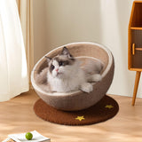 Maxbell Cat Scratcher Bed Lounge Couch with Toy for Small Medium Large Cats Sleeping