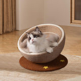 Maxbell Cat Scratcher Bed Lounge Couch with Toy for Small Medium Large Cats Sleeping