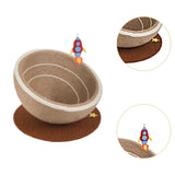 Maxbell Cat Scratcher Bed Lounge Couch with Toy for Small Medium Large Cats Sleeping