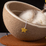 Maxbell Cat Scratcher Bed Lounge Couch with Toy for Small Medium Large Cats Sleeping