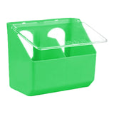 Maxbell Pigeon Feeder Cage Mount Heavy Duty Hanging Box for Cockatiels Ducks Pigeons Green
