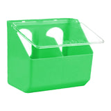 Maxbell Pigeon Feeder Cage Mount Heavy Duty Hanging Box for Cockatiels Ducks Pigeons Green