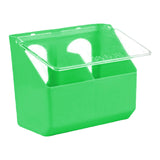 Maxbell Pigeon Feeder Cage Mount Heavy Duty Hanging Box for Cockatiels Ducks Pigeons Green
