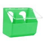 Maxbell Pigeon Feeder Cage Mount Heavy Duty Hanging Box for Cockatiels Ducks Pigeons Green