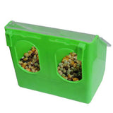 Maxbell Pigeon Feeder Cage Mount Heavy Duty Hanging Box for Cockatiels Ducks Pigeons Green