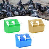 Maxbell Pigeon Feeder Cage Mount Heavy Duty Hanging Box for Cockatiels Ducks Pigeons Green