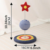 Maxbell Sisal Cat Scratcher Ball Pet Supplies Unique Shape Cute Furniture Protection