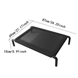 Maxbell Elevated Bed for Dogs Mesh Simple Raised Pet Bed for Cat Outdoor Living Room L