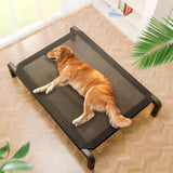 Maxbell Elevated Bed for Dogs Mesh Simple Raised Pet Bed for Cat Outdoor Living Room L