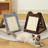 Maxbell Cat Scratching Board Foldable Practical Furniture Protection Cat Scratch Pad Brown