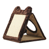 Maxbell Cat Scratching Board Foldable Practical Furniture Protection Cat Scratch Pad Brown