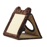Maxbell Cat Scratching Board Foldable Practical Furniture Protection Cat Scratch Pad Brown