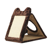 Maxbell Cat Scratching Board Foldable Practical Furniture Protection Cat Scratch Pad Brown