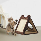 Maxbell Cat Scratching Board Foldable Practical Furniture Protection Cat Scratch Pad Brown