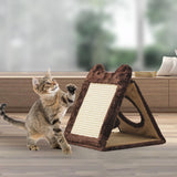 Maxbell Cat Scratching Board Foldable Practical Furniture Protection Cat Scratch Pad Brown