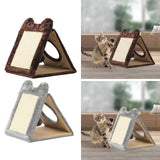 Maxbell Cat Scratching Board Foldable Practical Furniture Protection Cat Scratch Pad Brown