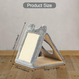 Maxbell Cat Scratching Board Foldable Practical Furniture Protection Cat Scratch Pad Gray