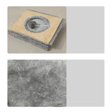 Maxbell Cat Scratching Board Foldable Practical Furniture Protection Cat Scratch Pad Gray