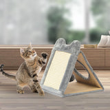 Maxbell Cat Scratching Board Foldable Practical Furniture Protection Cat Scratch Pad Gray