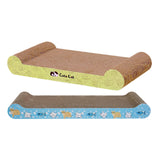 Maxbell Cat Scratcher Board Kittens Corrugated Paper Furniture Protector Scratch Bed Green