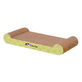 Maxbell Cat Scratcher Board Kittens Corrugated Paper Furniture Protector Scratch Bed Green
