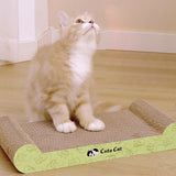 Maxbell Cat Scratcher Board Kittens Corrugated Paper Furniture Protector Scratch Bed Green