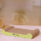 Maxbell Cat Scratcher Board Kittens Corrugated Paper Furniture Protector Scratch Bed Green