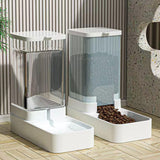 Maxbell Pet Feeder and Water Dispenser Set Travel for Puppy Small Dogs Bunny