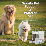 Maxbell Pet Feeder and Water Dispenser Set Travel for Puppy Small Dogs Bunny