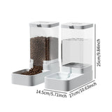 Maxbell Pet Feeder and Water Dispenser Set Travel for Puppy Small Dogs Bunny