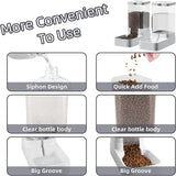 Maxbell Pet Feeder and Water Dispenser Set Travel for Puppy Small Dogs Bunny