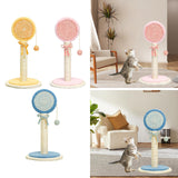 Maxbell Sisal Cat Scratcher Decoration Convenient for Kitty Cute Cat Scratching Post Orange