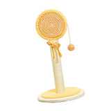 Maxbell Sisal Cat Scratcher Decoration Convenient for Kitty Cute Cat Scratching Post Orange
