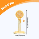 Maxbell Sisal Cat Scratcher Decoration Convenient for Kitty Cute Cat Scratching Post Orange