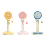 Maxbell Sisal Cat Scratcher Decoration Convenient for Kitty Cute Cat Scratching Post Orange