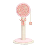 Maxbell Sisal Cat Scratcher Decoration Convenient for Kitty Cute Cat Scratching Post Pink