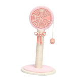 Maxbell Sisal Cat Scratcher Decoration Convenient for Kitty Cute Cat Scratching Post Pink