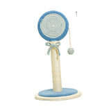 Maxbell Sisal Cat Scratcher Decoration Convenient for Kitty Cute Cat Scratching Post Blue