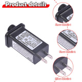 Maxbell Yard Inflatable Adapter Christmas Light Adapter for Christmas Indoor Garden 24v