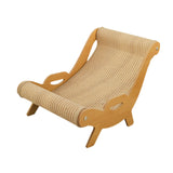 Maxbell Cat Sisal Lounge Chair Resting Stylish Play Pet Lounger for Bunny Puppy Dogs