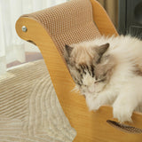 Maxbell Cat Sisal Lounge Chair Resting Stylish Play Pet Lounger for Bunny Puppy Dogs