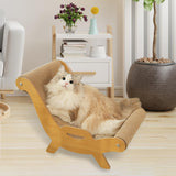Maxbell Cat Sisal Lounge Chair Resting Stylish Play Pet Lounger for Bunny Puppy Dogs