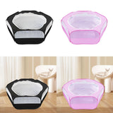 Maxbell Pet Playpen Portable Yard Exercise Dog Kennel Playpen for Ferret Bunny Puppy Black