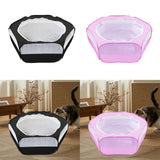 Maxbell Pet Playpen Portable Yard Exercise Dog Kennel Playpen for Ferret Bunny Puppy Black