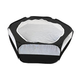 Maxbell Pet Playpen Portable Yard Exercise Dog Kennel Playpen for Ferret Bunny Puppy Black
