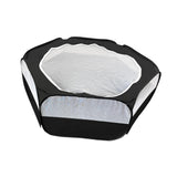 Maxbell Pet Playpen Portable Yard Exercise Dog Kennel Playpen for Ferret Bunny Puppy Black