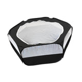 Maxbell Pet Playpen Portable Yard Exercise Dog Kennel Playpen for Ferret Bunny Puppy Black