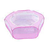 Maxbell Pet Playpen Portable Yard Exercise Dog Kennel Playpen for Ferret Bunny Puppy Pink